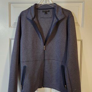 Banana Republic full-zip jacket athletic fit - LG blueish-gray
